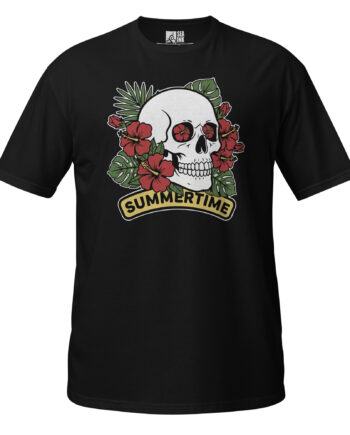 Skull Summertime Sleeve T-Shirt
