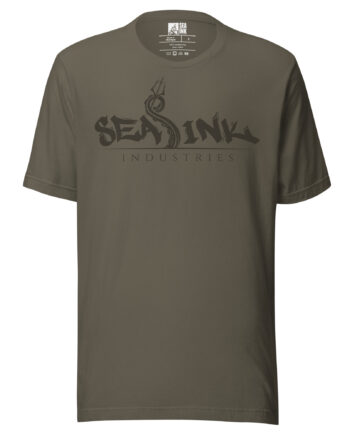 SeaInk Tag T-Shirt Brown Army