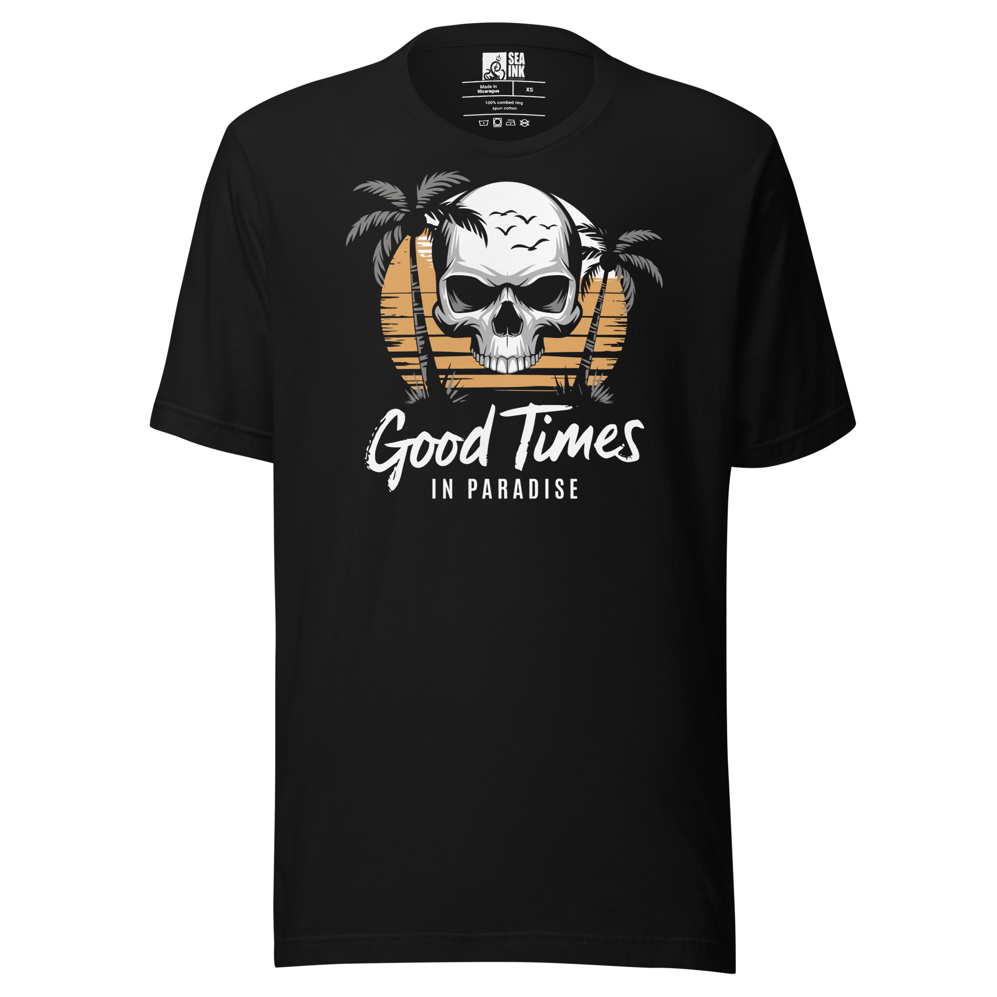 Good Times in Paradise T-Shirt Noir