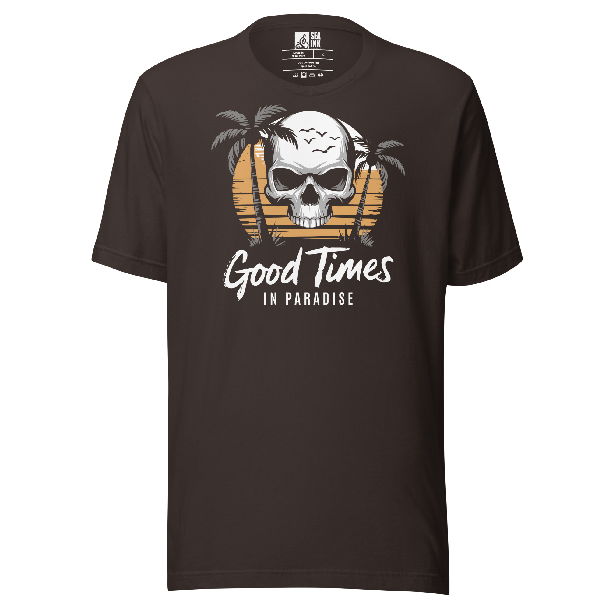 Good Times in Paradise T-Shirt Noir