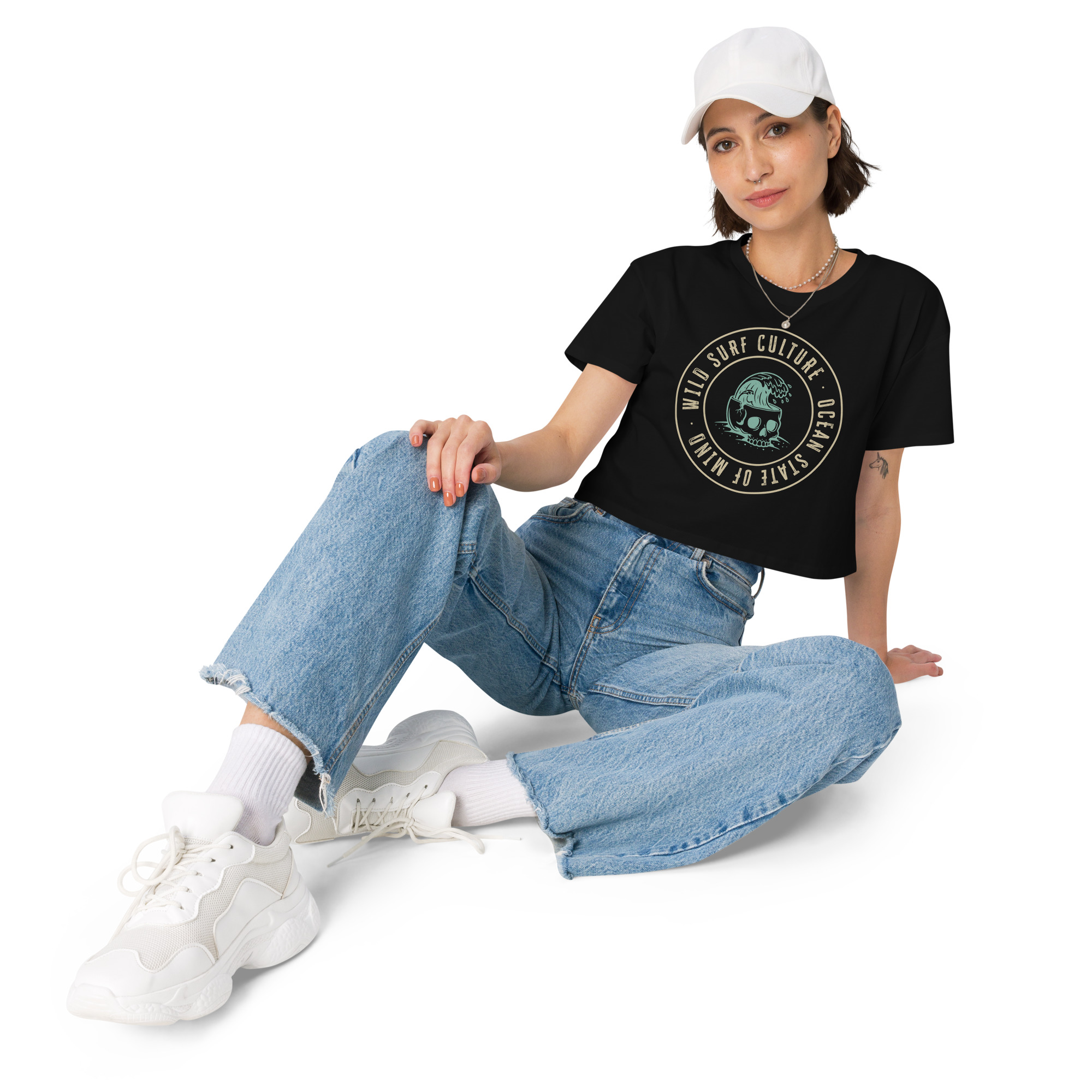 Wild Surf Culture Crop Top