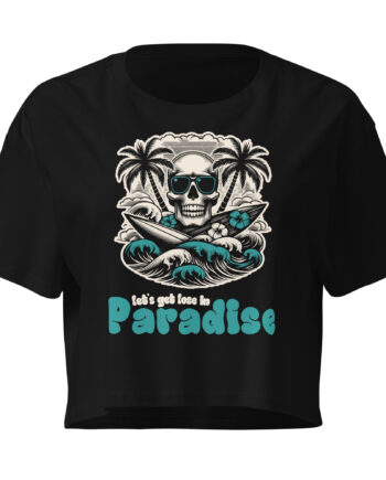 Let’s get lose in Paradise Crop Top
